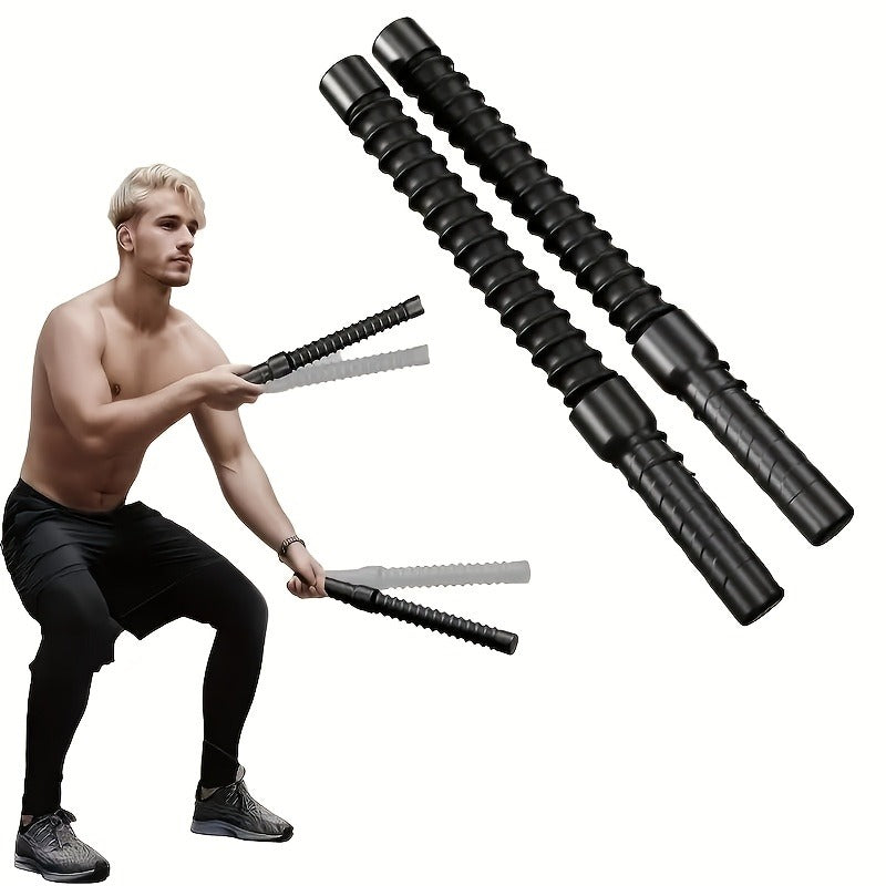 2pcs Stainless Steel Wireless Combat Training Stick